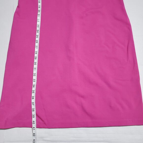 Talbots Colorblock Sheath Dress Size 16 Pink Orange Sleeveless Stretch Womens - Picture 6 of 8